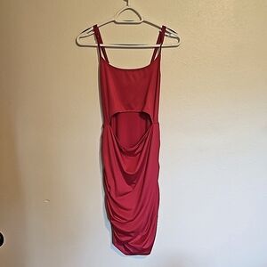 Zeagoo Sz L open midriff mini dress NWT